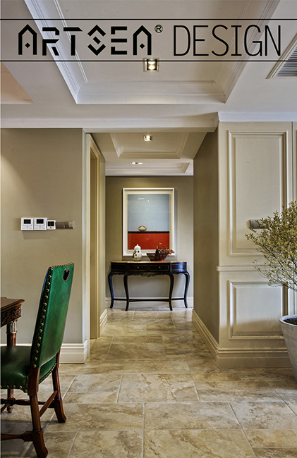 南京公海7108优惠大厅设计装饰—家装案例<岁月鎏金>